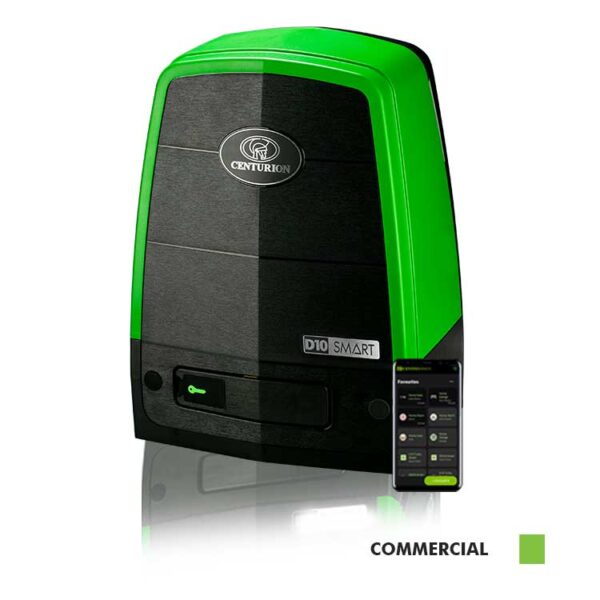motorisation de portail industriel, moteur portail coulissant 1000kg, CENTURION D10 SMART, automatisme portail industriel, portail automatique grande capacité, moteur portail commercial, système ouverture portail industriel