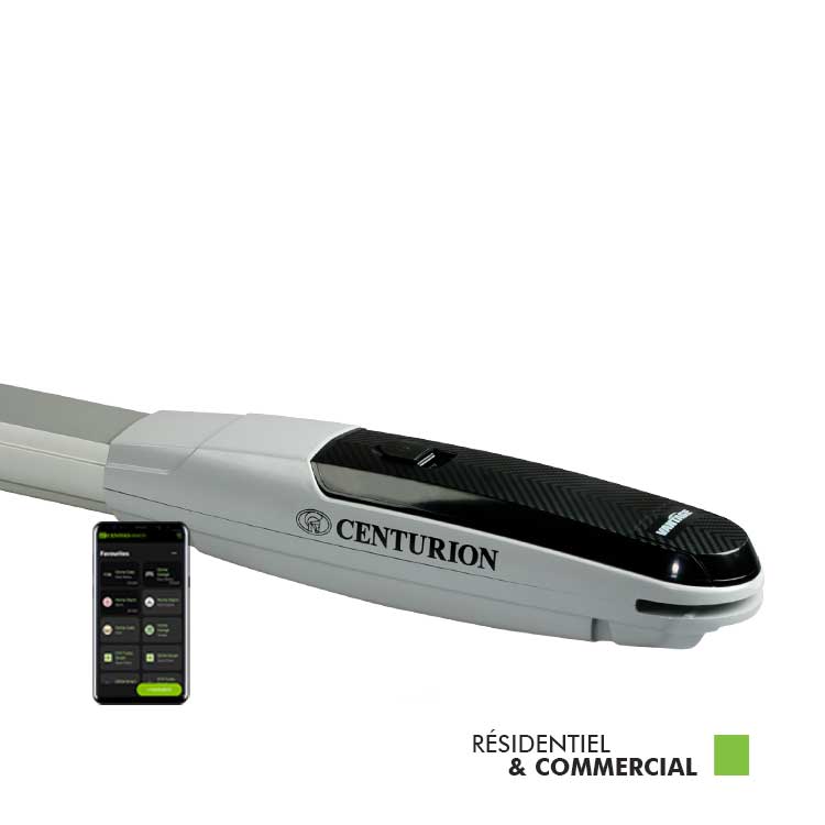 Motorisation portail battant VANTAGE SMART CENTURION – Système automatique 24V avec batterie intégrée
