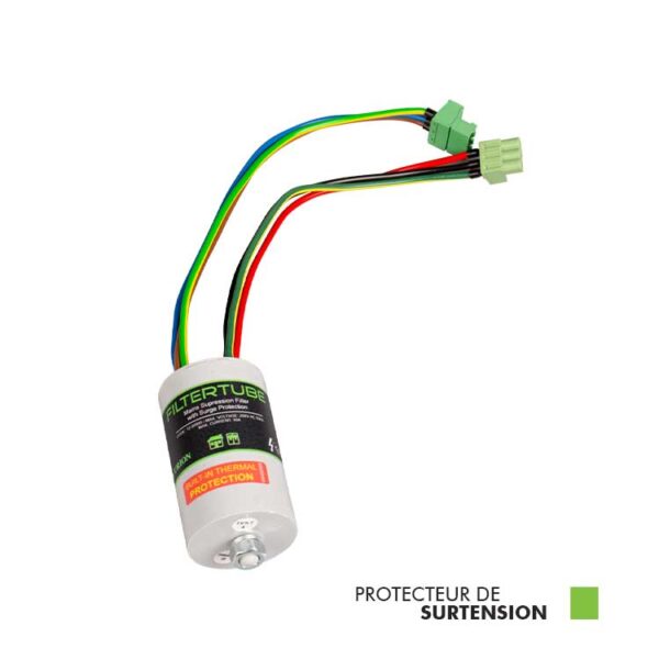 Protecteur de surtension CENTURION – Parafoudre pour moteur de portail automatique avec protection contre la foudre